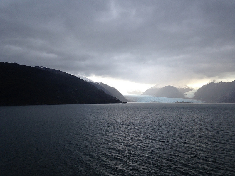 …the Amalia glaciar in the Chilean Fjords…