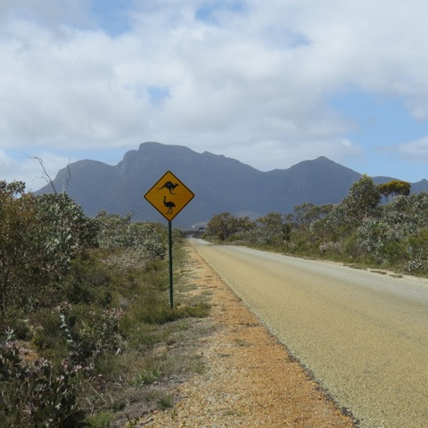 On our way to the remote Stirling Ranges…