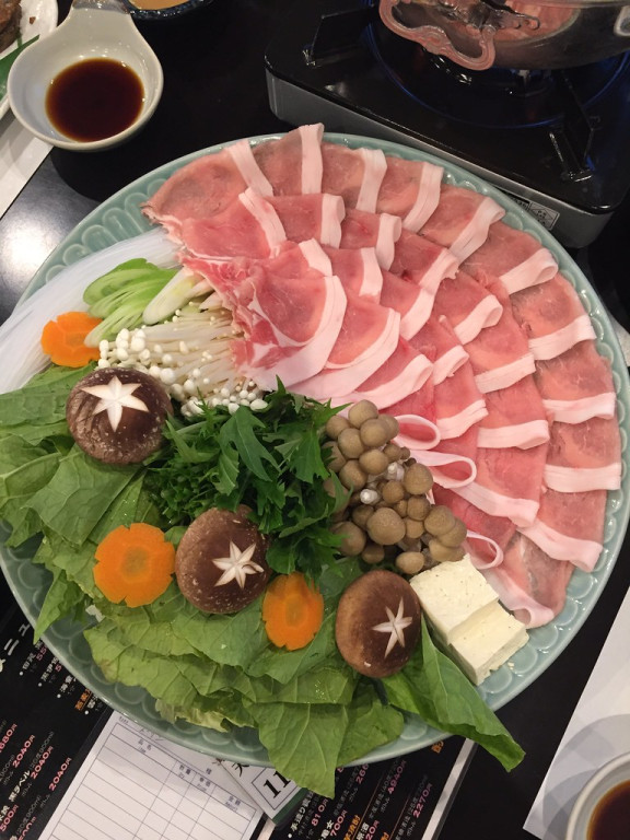 The Japanese cuisine with its delicious flavors and artistic presentations, will leave a lasting impression. Here is our hot pot dinner and very impressive it is!