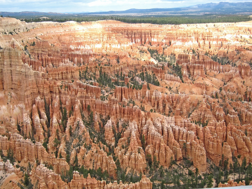 …the view from along the rim at Bryce Canyon National Park…