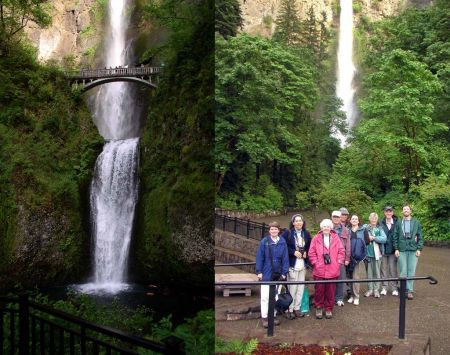 Our final day includes a stop at the famous Multnomah Waterfalls…