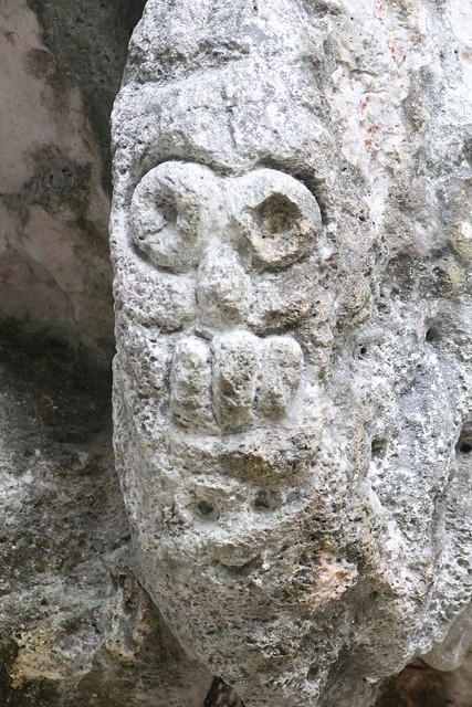 …ancient Taino cliff carvings.