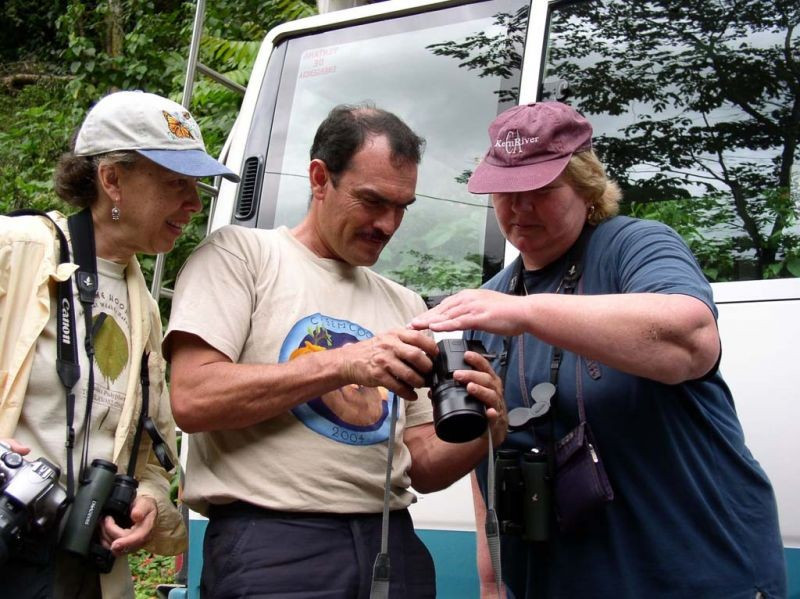 …with some of the best drivers anywhere – helpful, courteous, hard working, and sharing our passion for birds and wildlife.