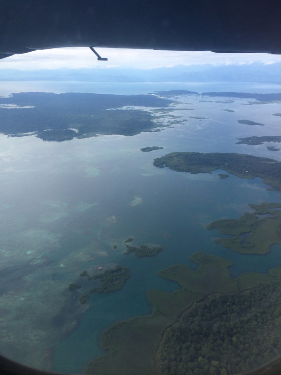 Flying over the archipelago offers some excellent views…
