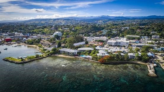 The capital city of Honiara is located on the island of Guadalcanal (Google Images).