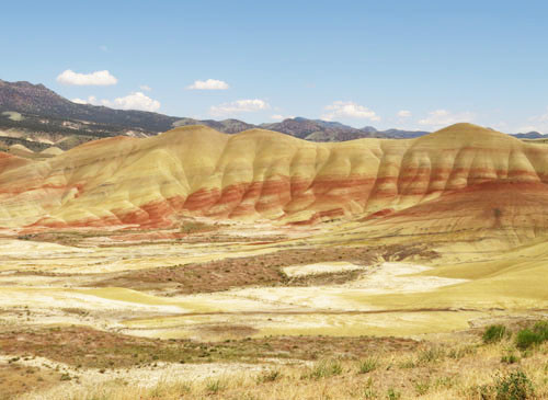 The Painted Hills sector of the John Day Fossil Beds National Monument has become a traditional stop on our Oregon tours.
