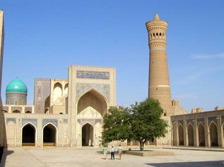 Moving further along the Silk Road we'll reach another gem &ndash; the ancient city of Bukhara and sights such as the Kalen Minaret...