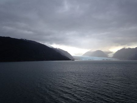 ...the Amalia glaciar in the Chilean Fjords...
