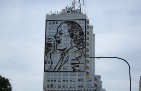 On arriving in Buenos Aires, it's hard to miss Eva Per&oacute;n whose face is still visible throughout the country showing her lasting effects on Argentina.