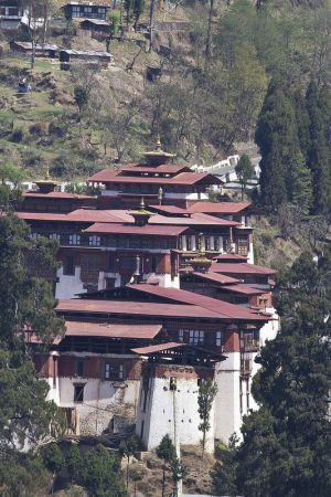 ...whose monasteries or Dzongs are everywhere...