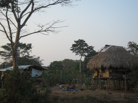 ...we'll be surrounded by tiny Embera villages...                          