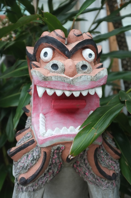 Our next destination is Okinawa where we are greeted by the Shisa lion-dogs. 