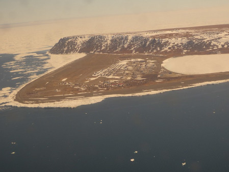 ...to the Inupik village of Gambell at the northwest tip of St Lawrence Island.