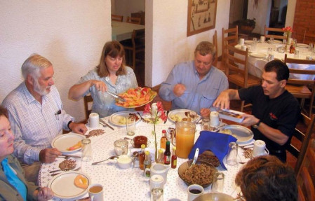 After morning birding on the veranda, a family-style breakfast at Rancho Naturalista is something to look forward to...